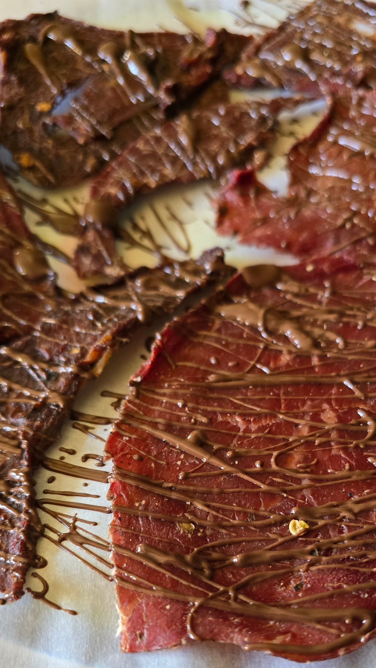 Choco Drizzled Jalapeño Beef Jerky